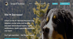 Desktop Screenshot of berneseoftherockies.com